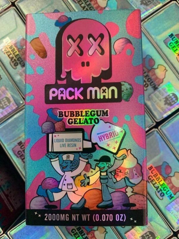PACKMAN BUBBLEGUM GELATO